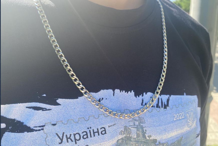 Чоловічий ланцюжок 5 мм 60 см + браслет 5 мм 20 см з нержавіючої сталі 1016 фото