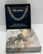 Браслет кубинского плетения 7 мм из нержавеющей стали с поздравительной открыткой 791 фото 3