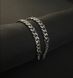 Браслет из нержавеющей стали 7 мм кубинское плетение оптом 8014 фото 3